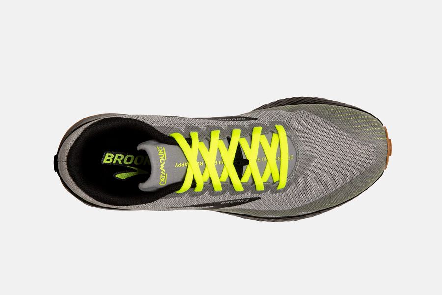 Brooks Catamount Trail Loopschoenen Heren - Grijs/Zwart - 056198OKY